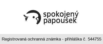 spokojený papoušek