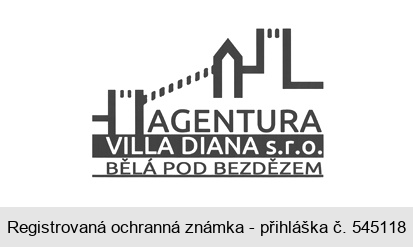 AGENTURA VILLA DIANA s.r.o. BĚLÁ POD BEZDĚZEM