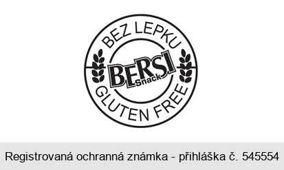 BEZ LEPKU BERSI Snack GLUTEN FREE