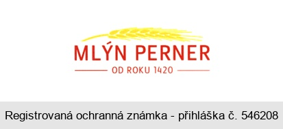 MLÝN PERNER OD ROKU 1420