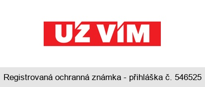 UŽ VÍM