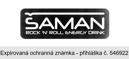 ŠAMAN ROCK'N'ROLL ENERGY DRINK