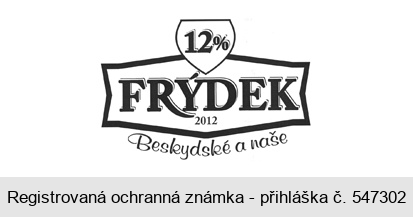 12% FRÝDEK 2012 Beskydské a naše