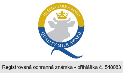 Q MLÉČNÁ FARMA ROKU QUALITY MILK AWARD