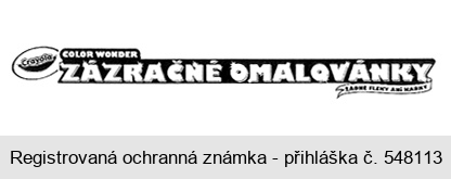 Crayola COLOR WONDER ZÁZRAČNÉ OMALOVÁNKY ŽÁDNÉ FLEKY ANI KAŇKY