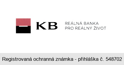 KB REÁLNÁ BANKA PRO REÁLNÝ ŽIVOT