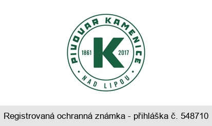 K PIVOVAR KAMENICE NAD LIPOU 1861 2017