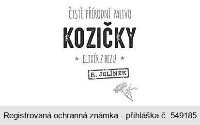 ČISTĚ PŘÍRODNÍ PALIVO KOZIČKY ELIXÍR Z BEZU R. JELÍNEK