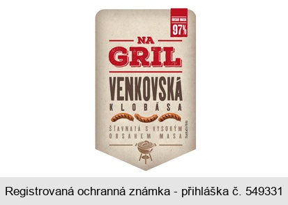 NA GRIL VENKOVSKÁ KLOBÁSA