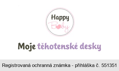 Moje těhotenské desky Happy Baby