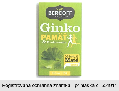 Ginko PAMÄŤ & Prekrvenie BERCOFF TEA STORY