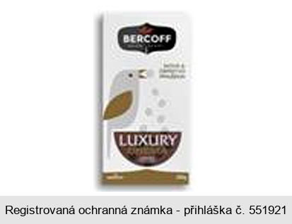 LUXURY CREMA COFFEE NOVÁ & ČERSTVO PRAŽENÁ BERCOFF COFFEE STORY