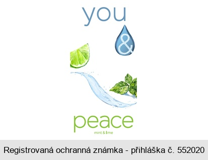 you & peace mint & lime