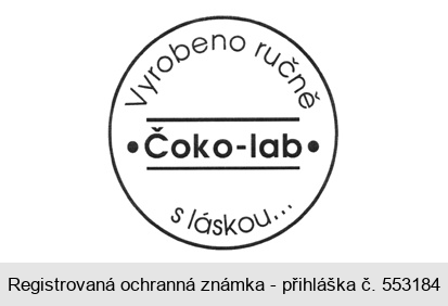 Čoko-lab Vyrobeno ručně s láskou...