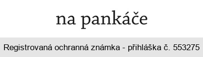na pankáče