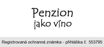 Penzion jako víno