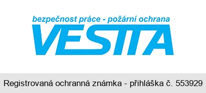 VESTTA bezpečnost práce - požární ochrana