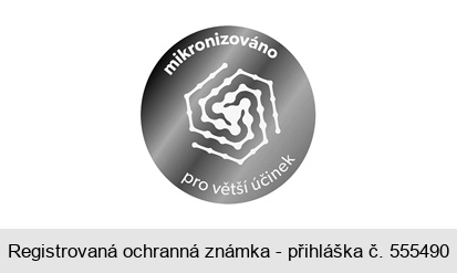 mikronizováno pro větší účinek