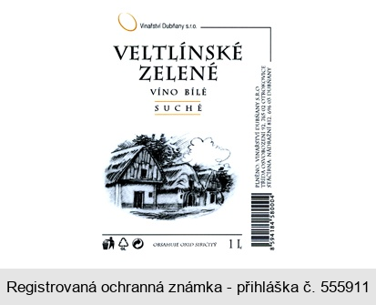 Vinařství Dubňany s.r.o. VETLÍNSKÉ ZELENÉ