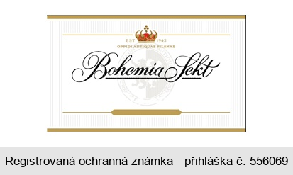 Bohemia Sekt OPPIDI ANTIQUAE PILSNAE EST 1942