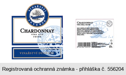 CHARDONNAY VINAŘSTVÍ DUBŇANY