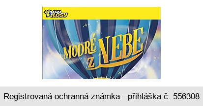 MODRÉ Z NEBE SAZKA LOSY