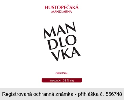HUSTOPEČSKÁ MANDLÁRNA MANDLOVKA ORIGINÁL TRADIČNÍ 38%