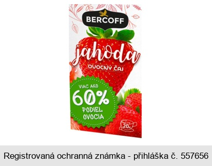 BERCOFF jahoda OVOCNÝ ČAJ