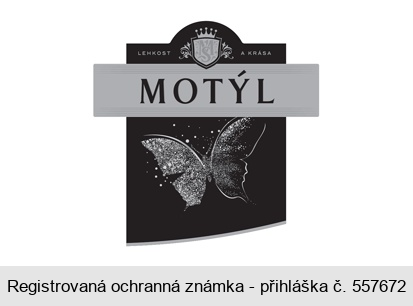 LEHKOST A KRÁSA MOTÝL