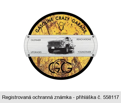 GASOLINE CRAZY GARAGE SINCE 2020 GCG