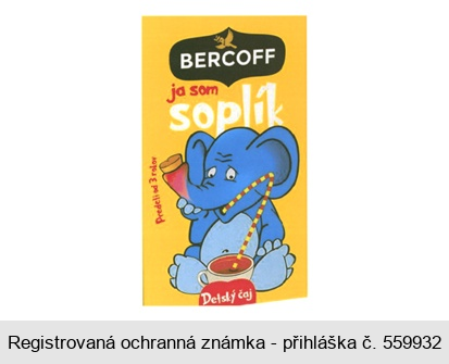 BERCOFF ja som soplík Detský čaj