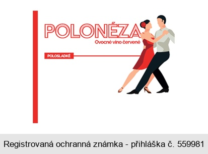 POLONÉZA Ovocné víno červené POLOSLADKÉ