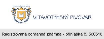 victoria praedestinata optimis VLTAVOTÝNSKÝ PIVOVAR