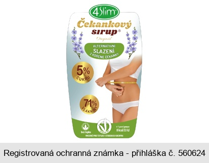 4Slim Čekankový sirup Originál ALTERNATIVNÍ SLAZENÍ Z KOŘENE ČEKANKY