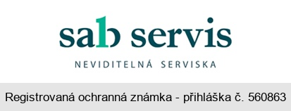 sab servis NEVIDITELNÁ SERVISKA