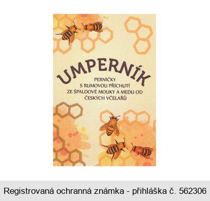 UMPERNÍK PERNÍČKY S RUMOVOU PŘÍCHUTÍ ZE ŠPALDOVÉ MOUKY A MEDU OD ČESKÝCH VČELAŘŮ