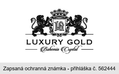 LG LUXURY GOLD Bohemia Crystal