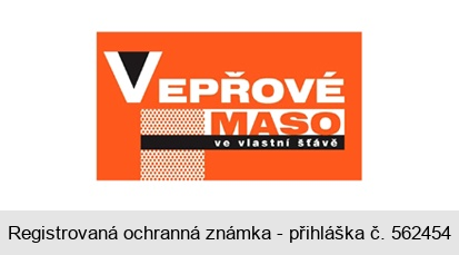 VEPŘOVÉ MASO ve vlastní šťávě