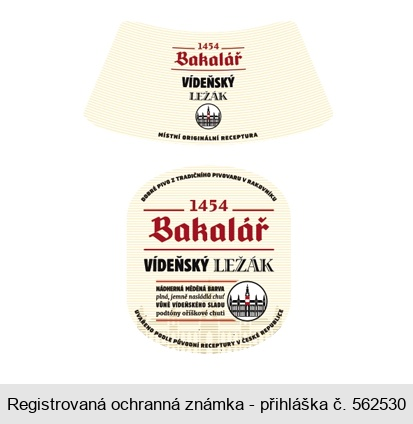 1454 Bakalář VÍDEŇSKÝ LEŽÁK