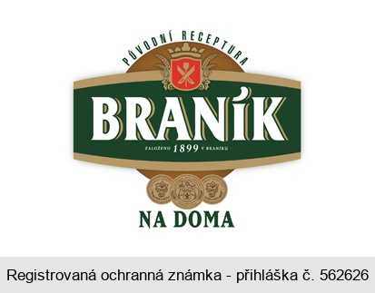 BRANÍK NA DOMA ZALOŽENO 1899 V BRANÍKU Původní receptura