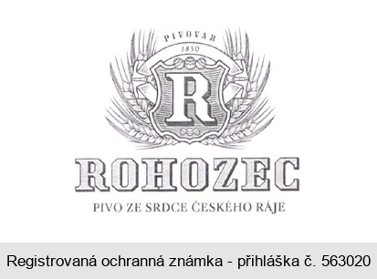 R ROHOZEC PIVO ZE SRDCE ČESKÉHO RÁJE PIVOVAR 1850