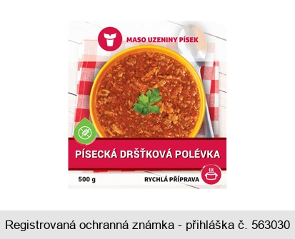 MASO UZENINY PÍSEK PÍSECKÁ DRŠŤKOVÁ POLÉVKA