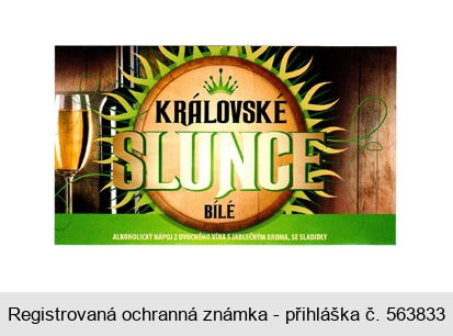 KRÁLOVSKÉ SLUNCE BÍLÉ