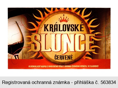 KRÁLOVSKÉ SLUNCE ČERVENÉ