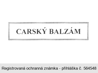 CARSKÝ BALZÁM
