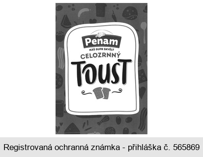 Penam NÁŠ SUPR SKVĚLÝ CELOZRNNÝ TOUST