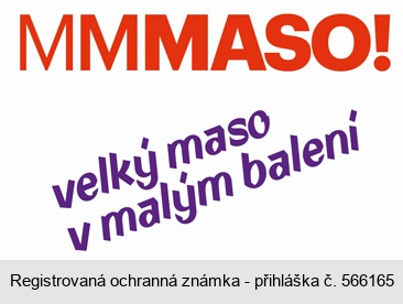 MMMASO! velký maso v malým balení