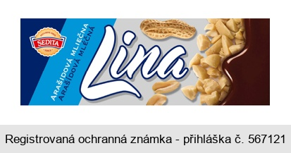 SEDITA ARAŠÍDOVÁ MLIEČNA ARAŠÍDOVÁ MLÉČNÁ Lina PEČIVÁRNE SEREĎ 1953