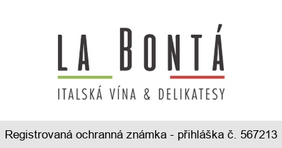 LA BONTÁ ITALSKÁ VÍNA & DELIKATESY