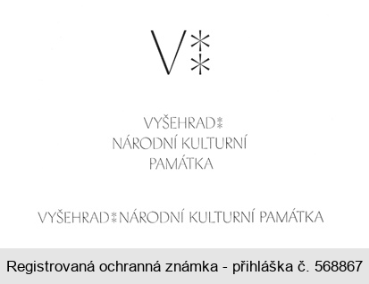 V VYŠEHRAD NÁRODNÍ KULTURNÍ PAMÁTKA VYŠEHRAD NÁRODNÍ KULTURNÍ PAMÁTKA